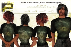 Shirt Judas Priest grey